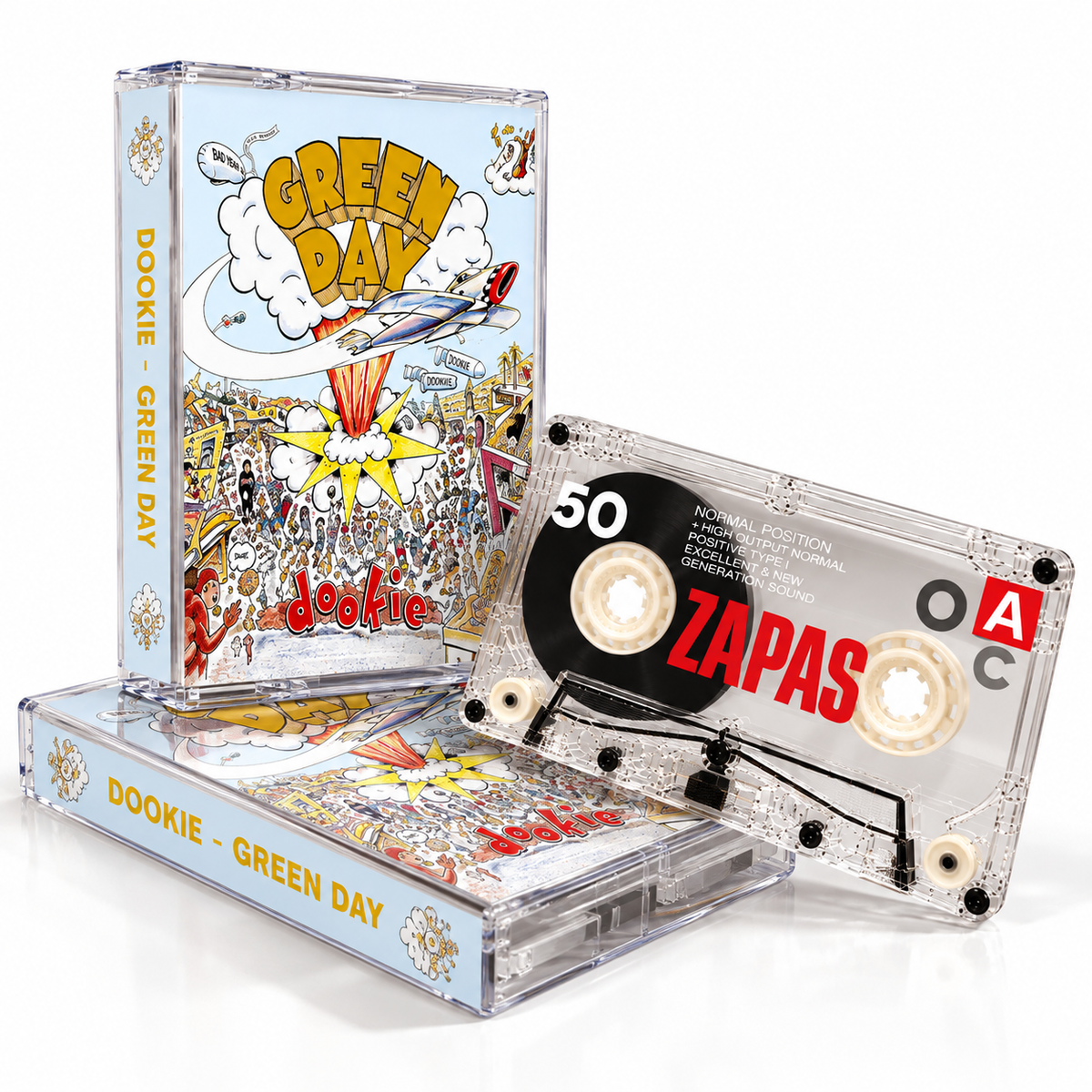 Green Day Vintage Cassette Tape Collection | Dookie, American Idiot, Nimrod, Insomniac & More
