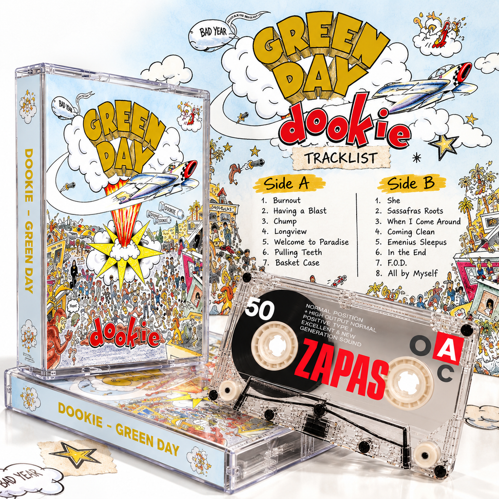 Green Day Vintage Cassette Tape Collection | Dookie, American Idiot, Nimrod, Insomniac & More