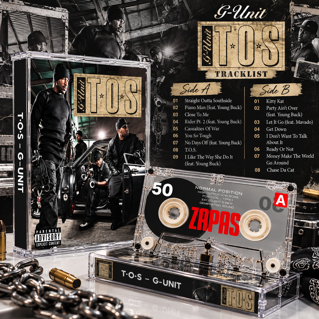 G-Unit Vintage Cassette Tape Collection | Beg for Mercy, T·O·S, Get Rich or Die Tryin' Soundtrack & Classic Mixtapes