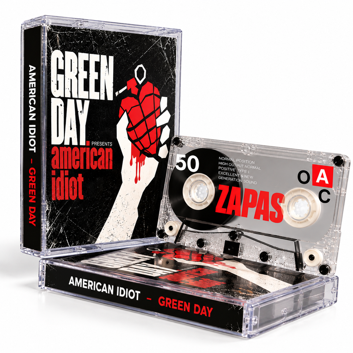 Green Day Vintage Cassette Tape Collection | Dookie, American Idiot, Nimrod, Insomniac & More