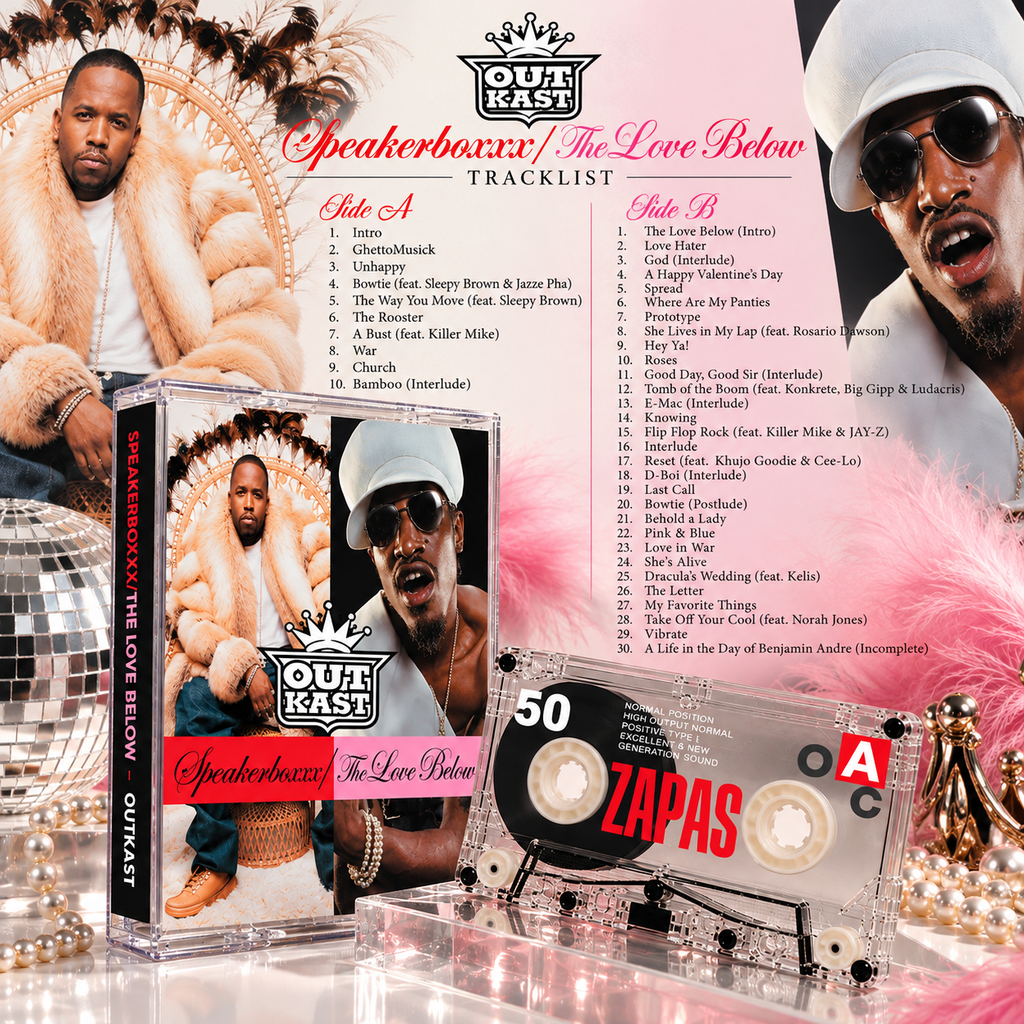 OutKast Vintage Cassette Tape Collection | ATLiens, Aquemini, Stankonia, Speakerboxxx/The Love Below & More