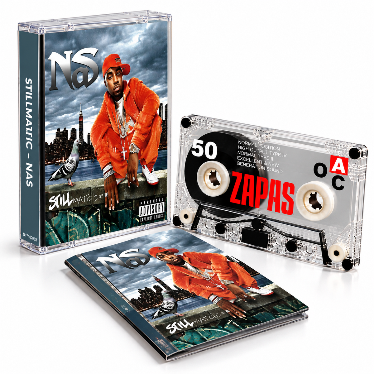 Nas Vintage Cassette Tape Collection | Illmatic, It Was Written, Stillmatic, God's Son & King's Disease