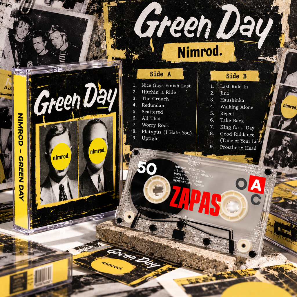 Green Day Vintage Cassette Tape Collection | Dookie, American Idiot, Nimrod, Insomniac & More