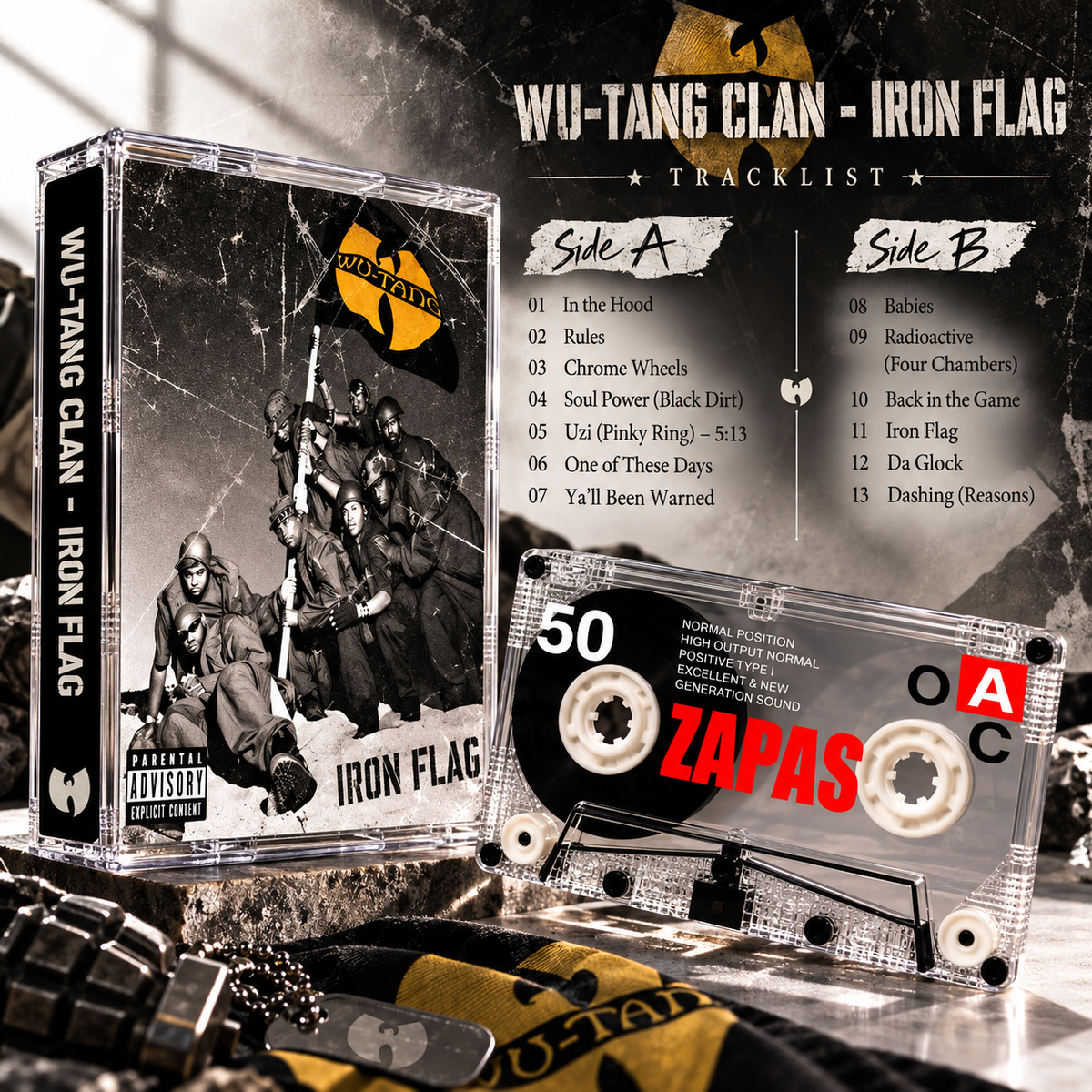 Wu-Tang Clan Vintage Cassette Tape Collection | Enter the Wu-Tang (36 Chambers), Wu-Tang Forever, The W & More
