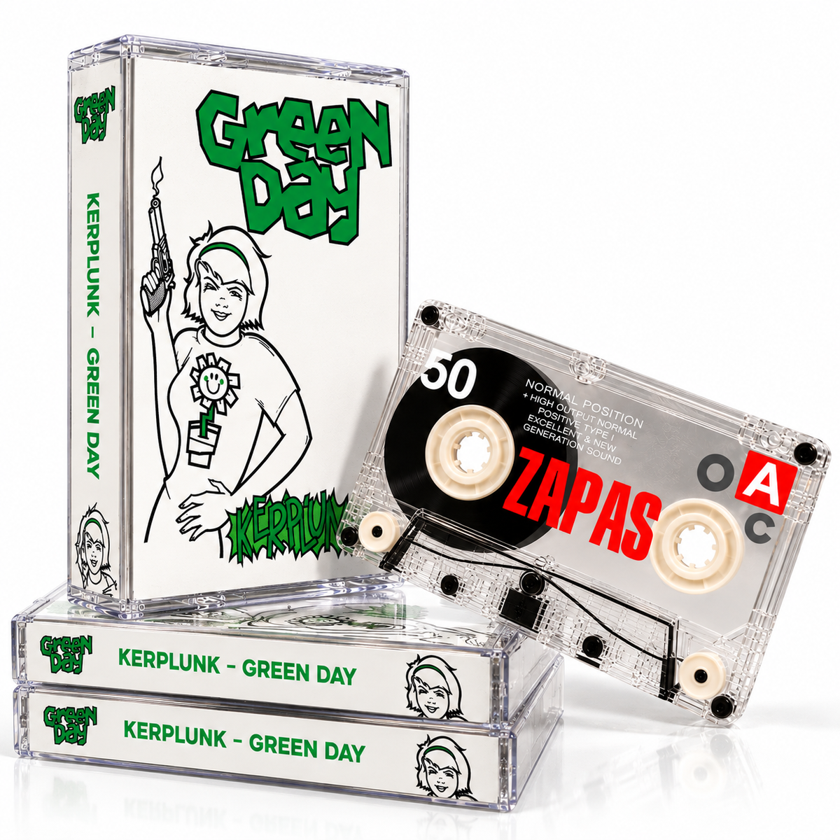 Green Day Vintage Cassette Tape Collection | Dookie, American Idiot, Nimrod, Insomniac & More