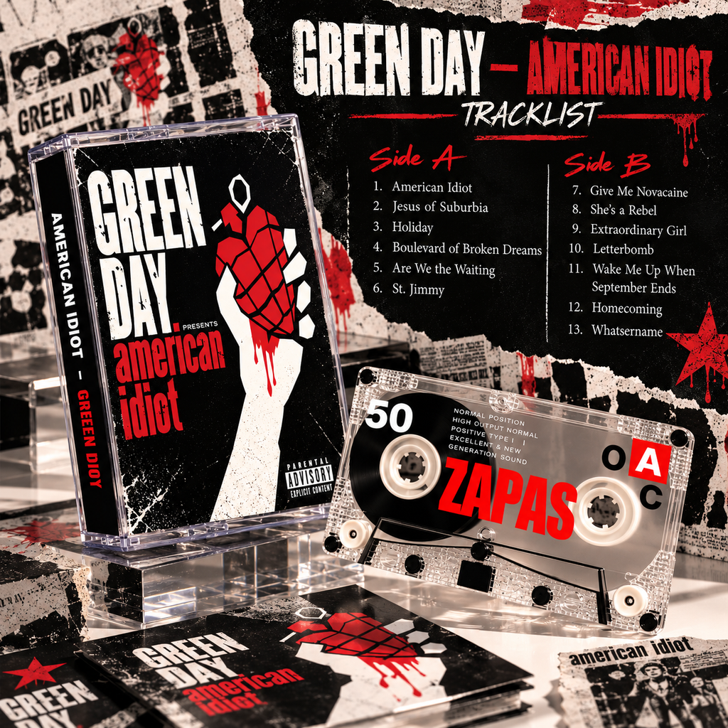 Green Day Vintage Cassette Tape Collection | Dookie, American Idiot, Nimrod, Insomniac & More