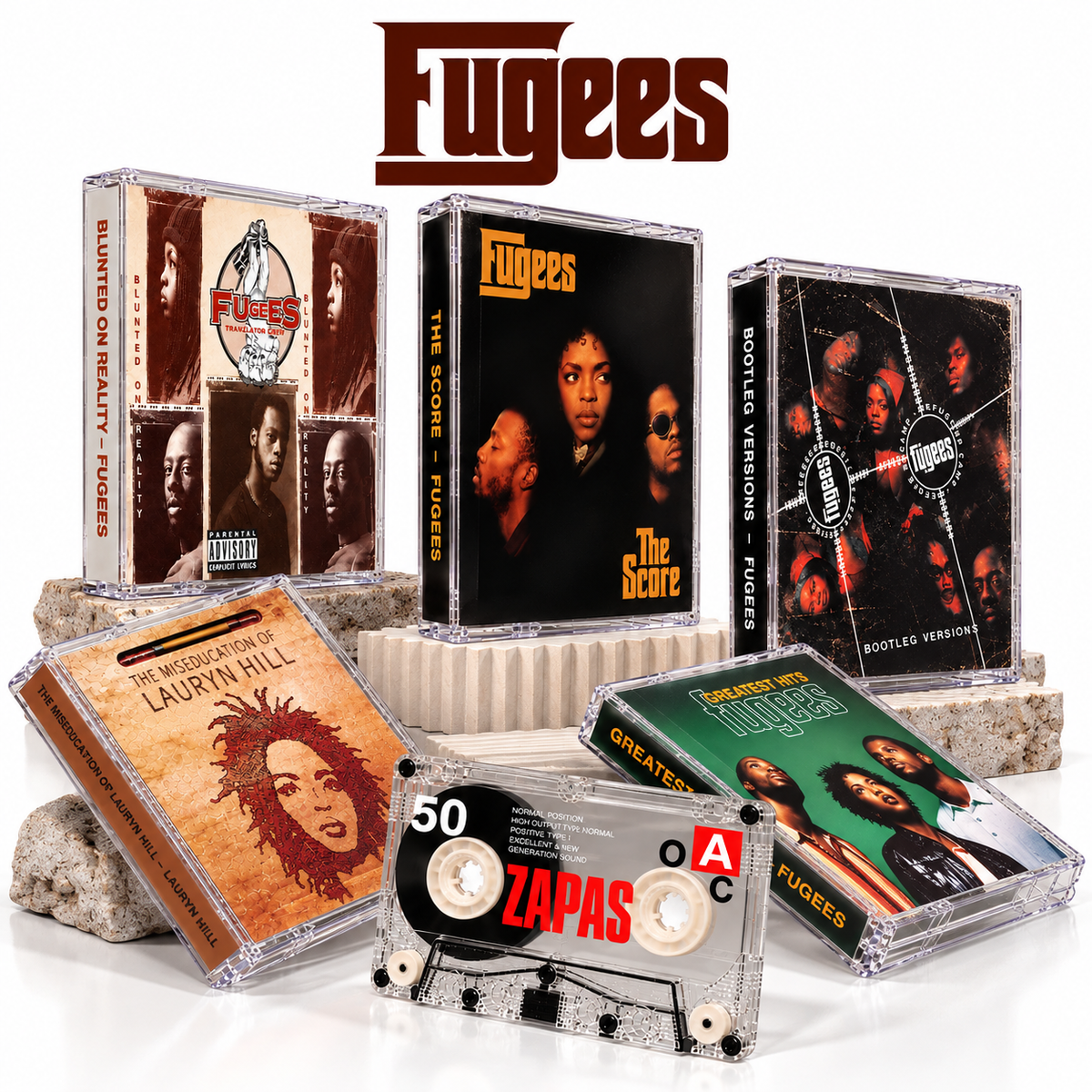 Fugees & Lauryn Hill Vintage Cassette Tape Collection | The Score, The Miseducation of Lauryn Hill, Blunted on Reality & More