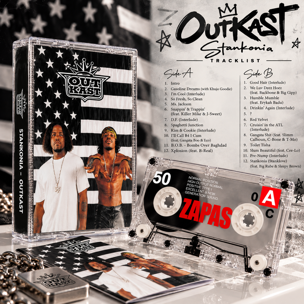 OutKast Vintage Cassette Tape Collection | ATLiens, Aquemini, Stankonia, Speakerboxxx/The Love Below & More