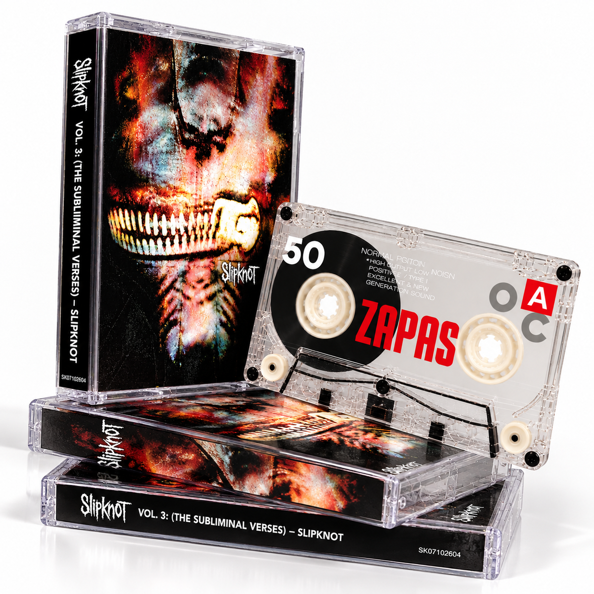 Slipknot Vintage Cassette Tape Collection | Iowa, Self-Titled, Vol. 3, We Are Not Your Kind & More