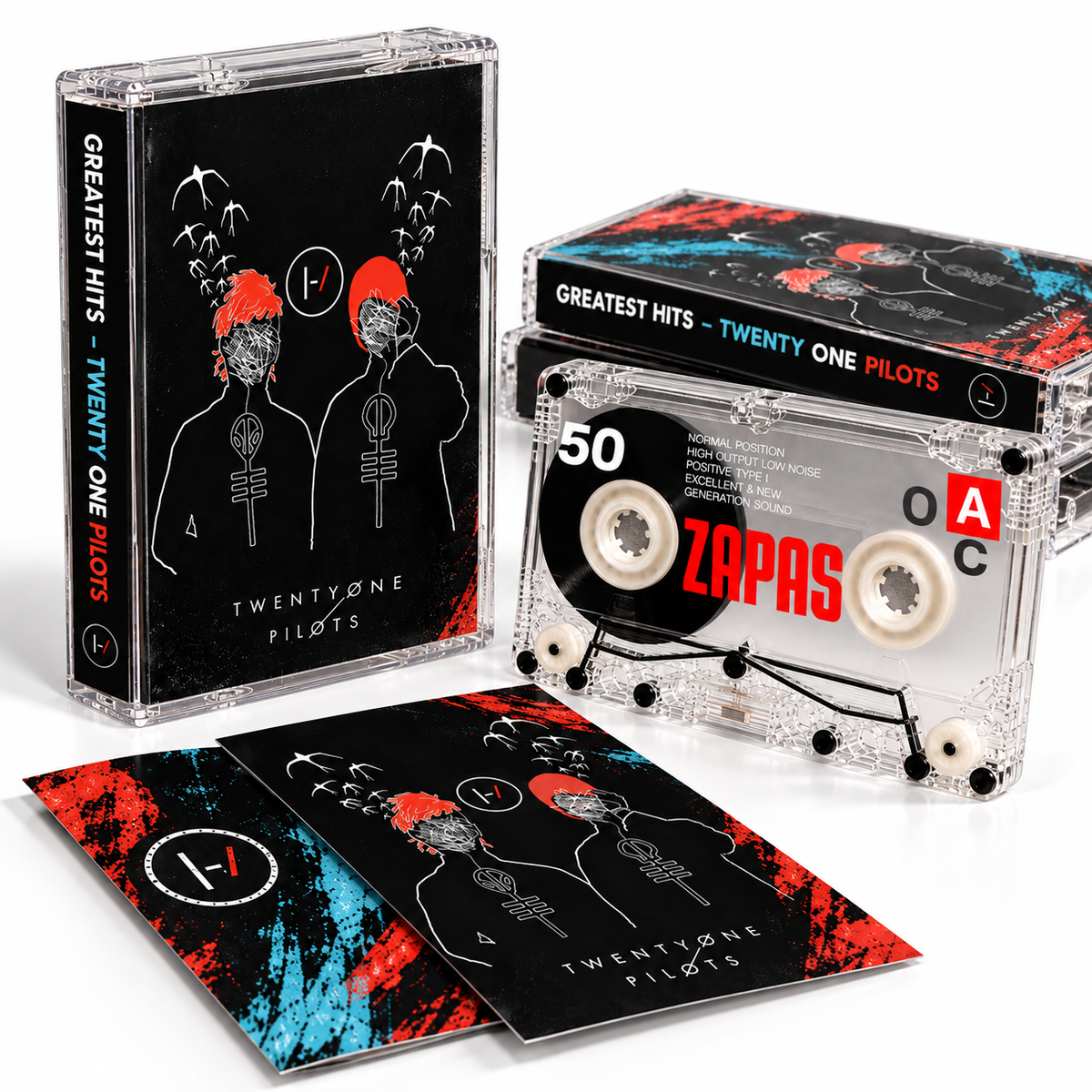 Twenty One Pilots Vintage Cassette Tape Collection | Blurryface, Trench, Clancy, Vessel & More