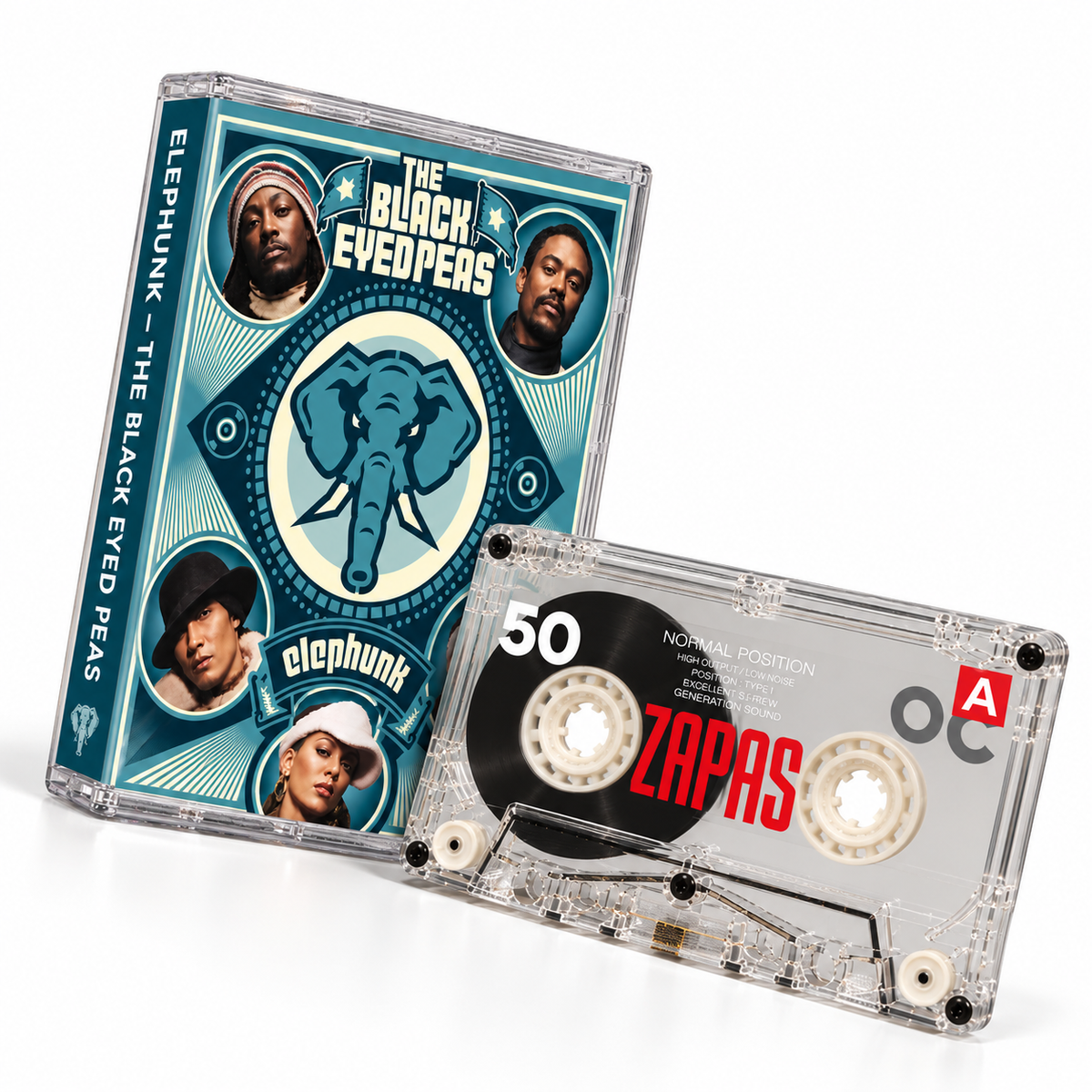 The Black Eyed Peas Vintage Cassette Tape Collection | Elephunk, Monkey Business, The E.N.D., The Beginning & Translation