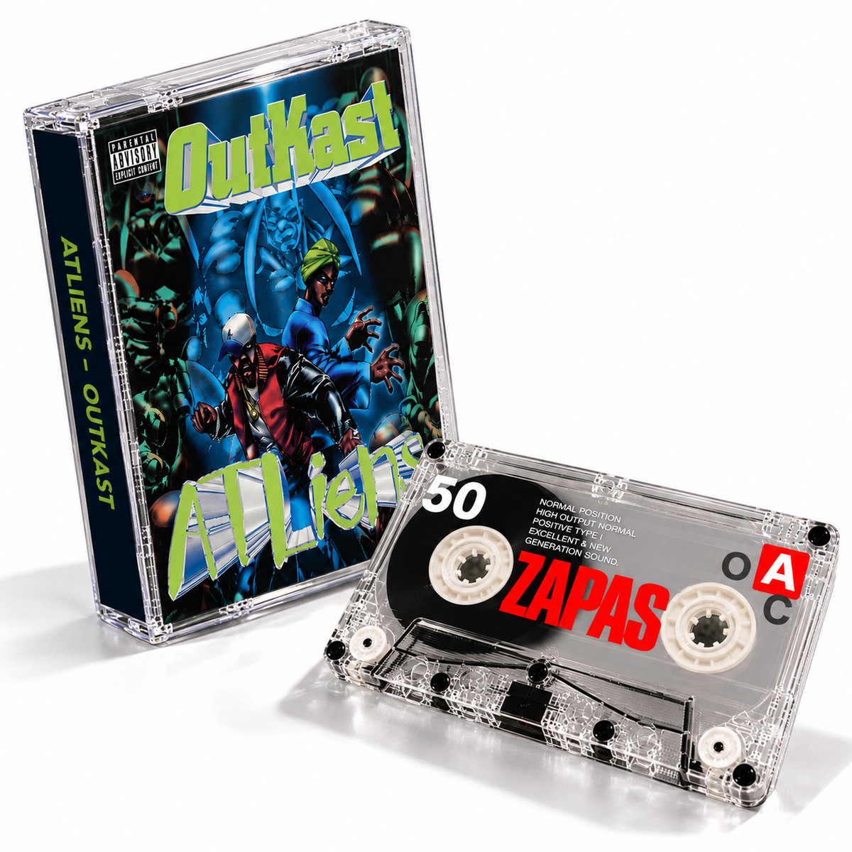 OutKast Vintage Cassette Tape Collection | ATLiens, Aquemini, Stankonia, Speakerboxxx/The Love Below & More