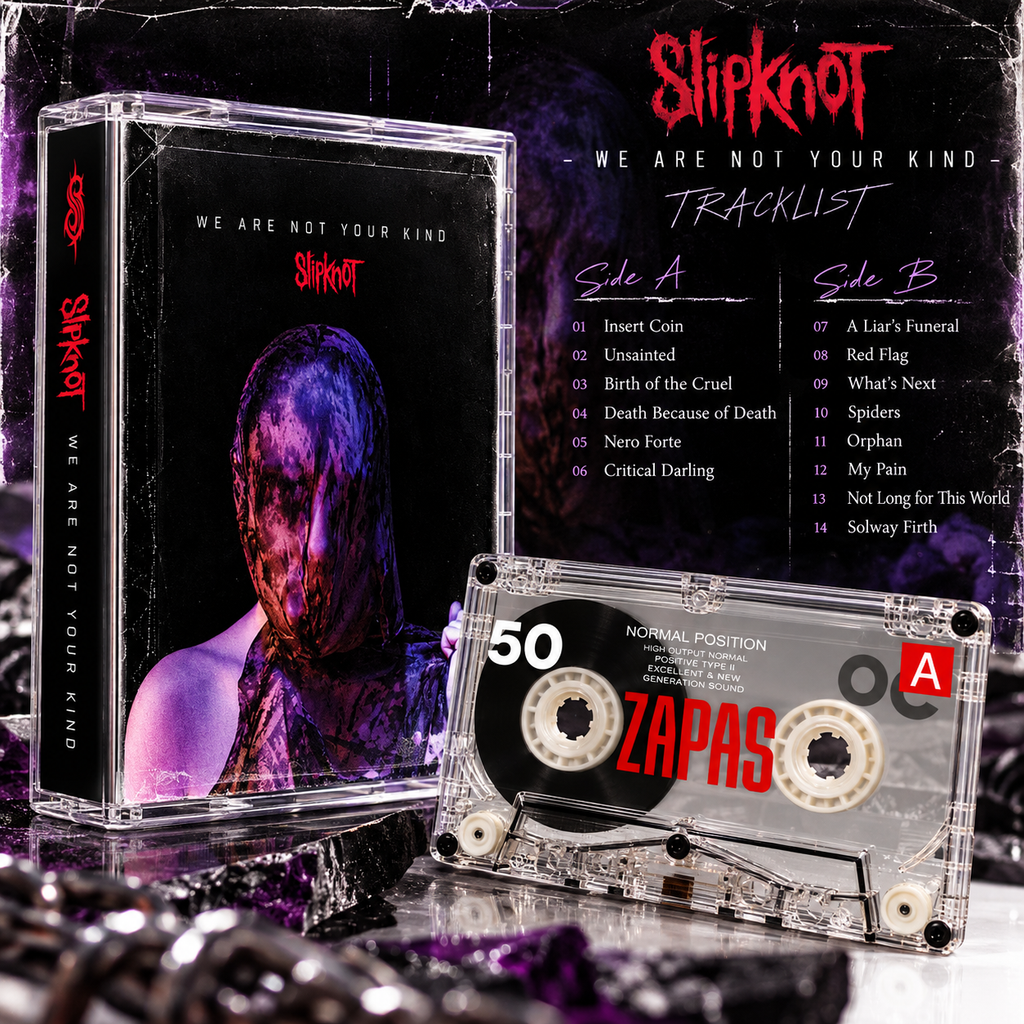 Slipknot Vintage Cassette Tape Collection | Iowa, Self-Titled, Vol. 3, We Are Not Your Kind & More