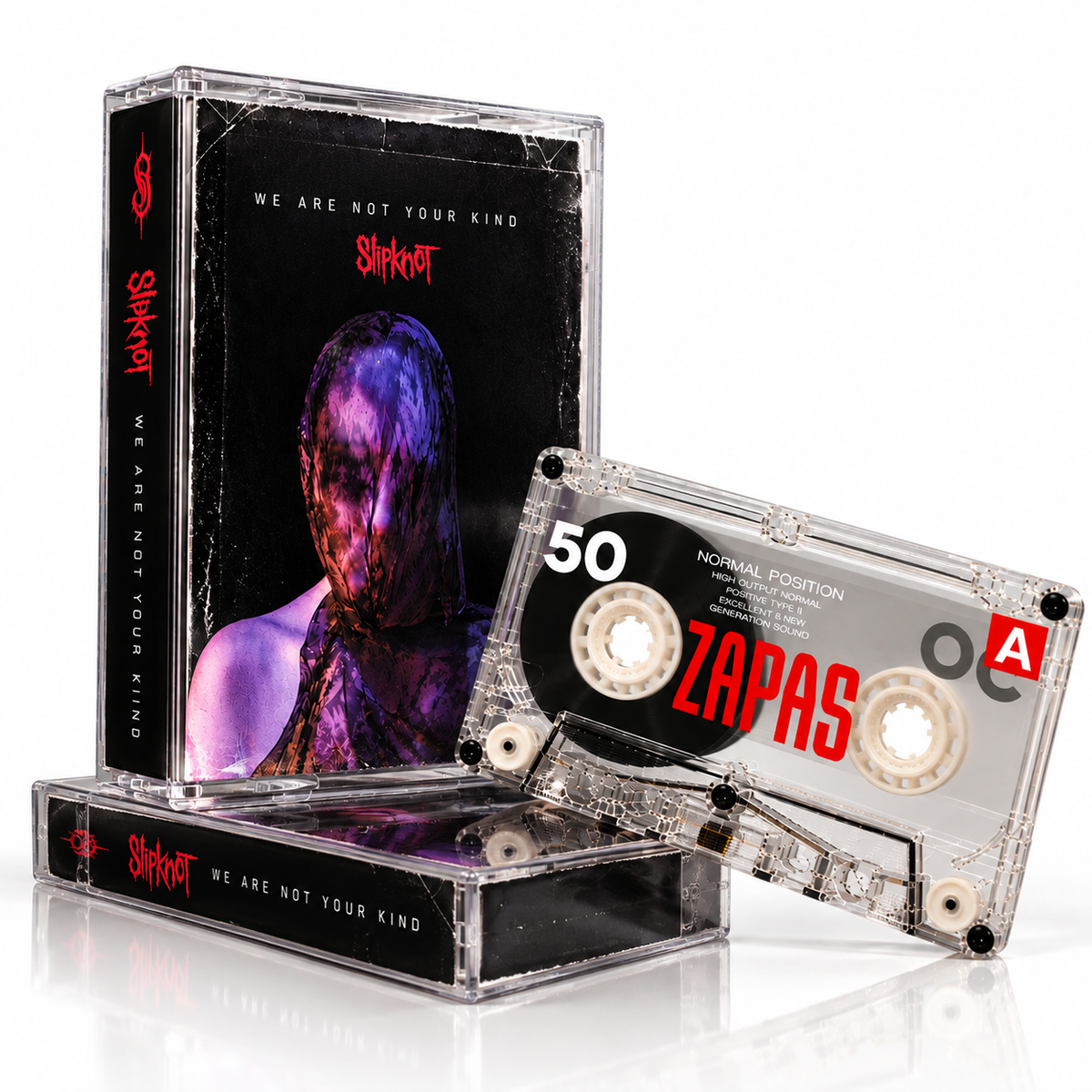 Slipknot Vintage Cassette Tape Collection | Iowa, Self-Titled, Vol. 3, We Are Not Your Kind & More