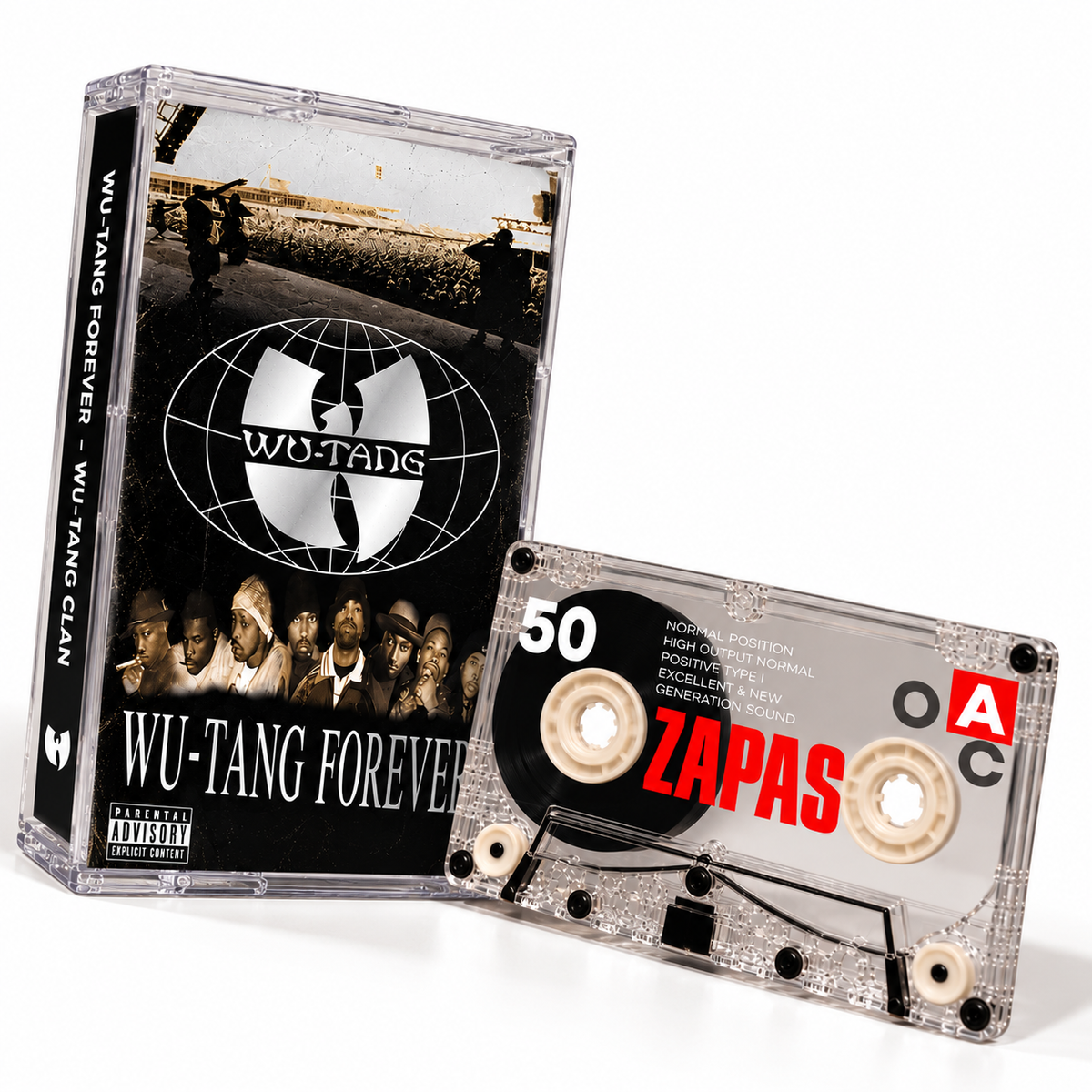 Wu-Tang Clan Vintage Cassette Tape Collection | Enter the Wu-Tang (36 Chambers), Wu-Tang Forever, The W & More