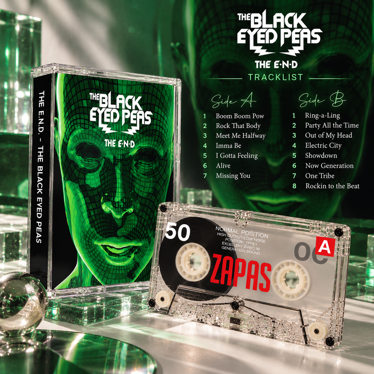 The Black Eyed Peas Vintage Cassette Tape Collection | Elephunk, Monkey Business, The E.N.D., The Beginning & Translation