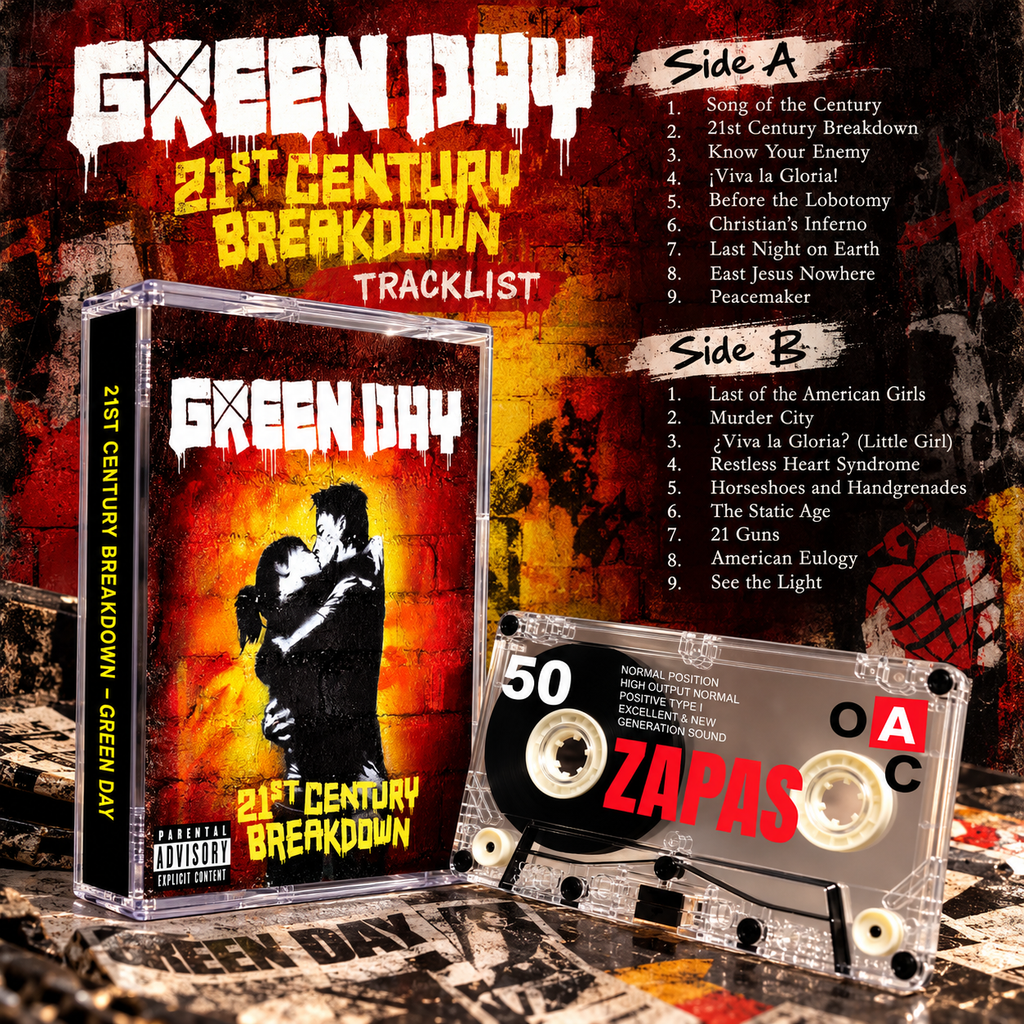 Green Day Vintage Cassette Tape Collection | Dookie, American Idiot, Nimrod, Insomniac & More
