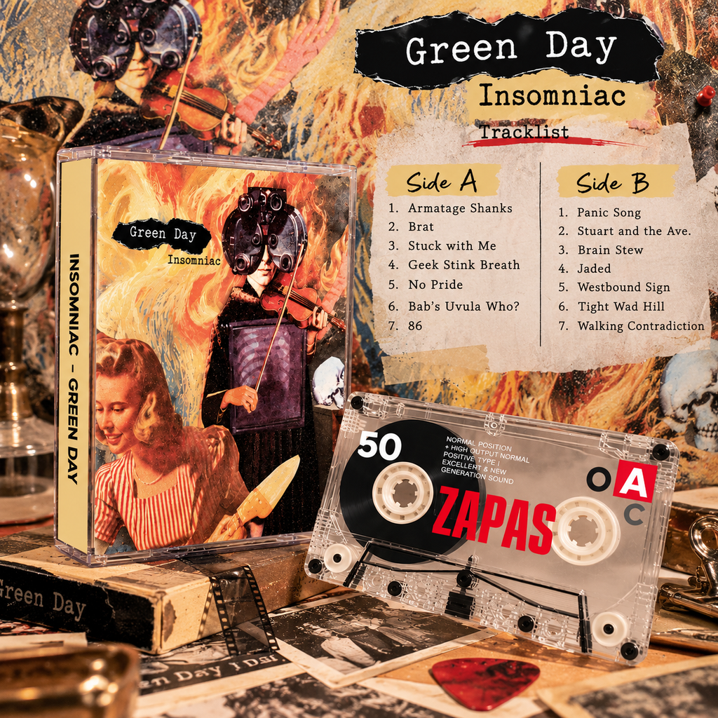 Green Day Vintage Cassette Tape Collection | Dookie, American Idiot, Nimrod, Insomniac & More
