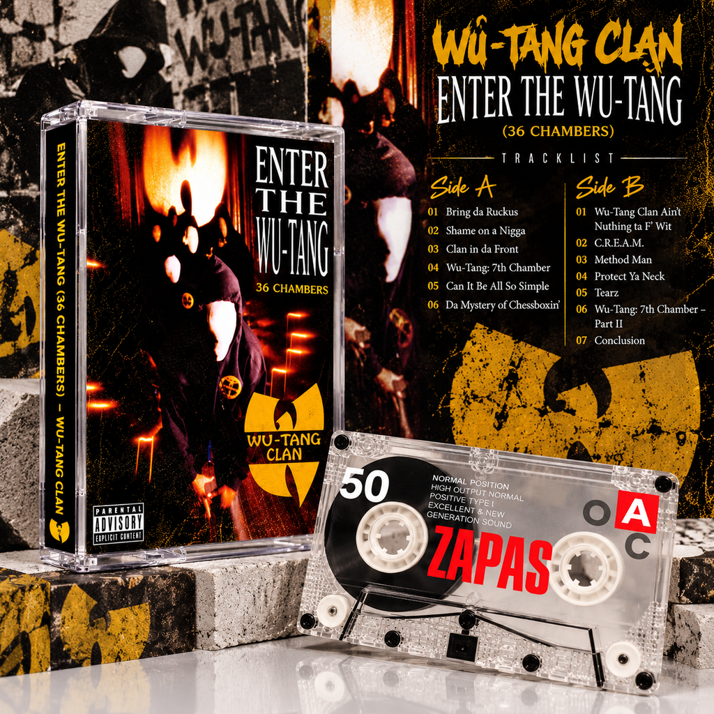 Wu-Tang Clan Vintage Cassette Tape Collection | Enter the Wu-Tang (36 Chambers), Wu-Tang Forever, The W & More