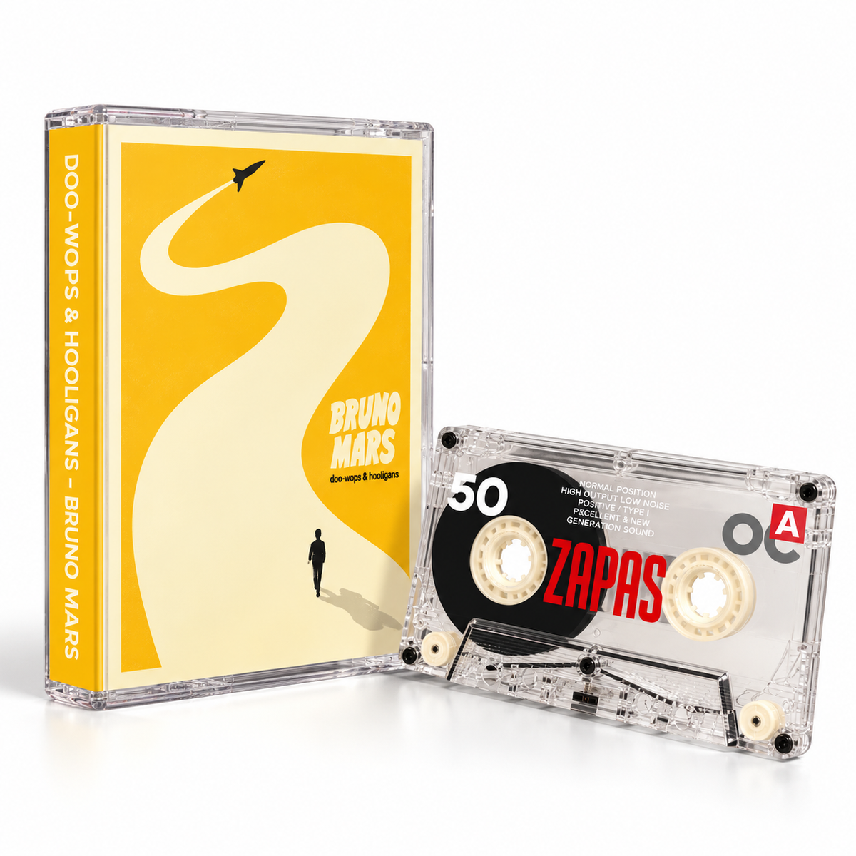 Bruno Mars Vintage Cassette Tapes Collection | 24K Magic, Doo-Wops & Hooligans, Silk Sonic, Unorthodox Jukebox & More