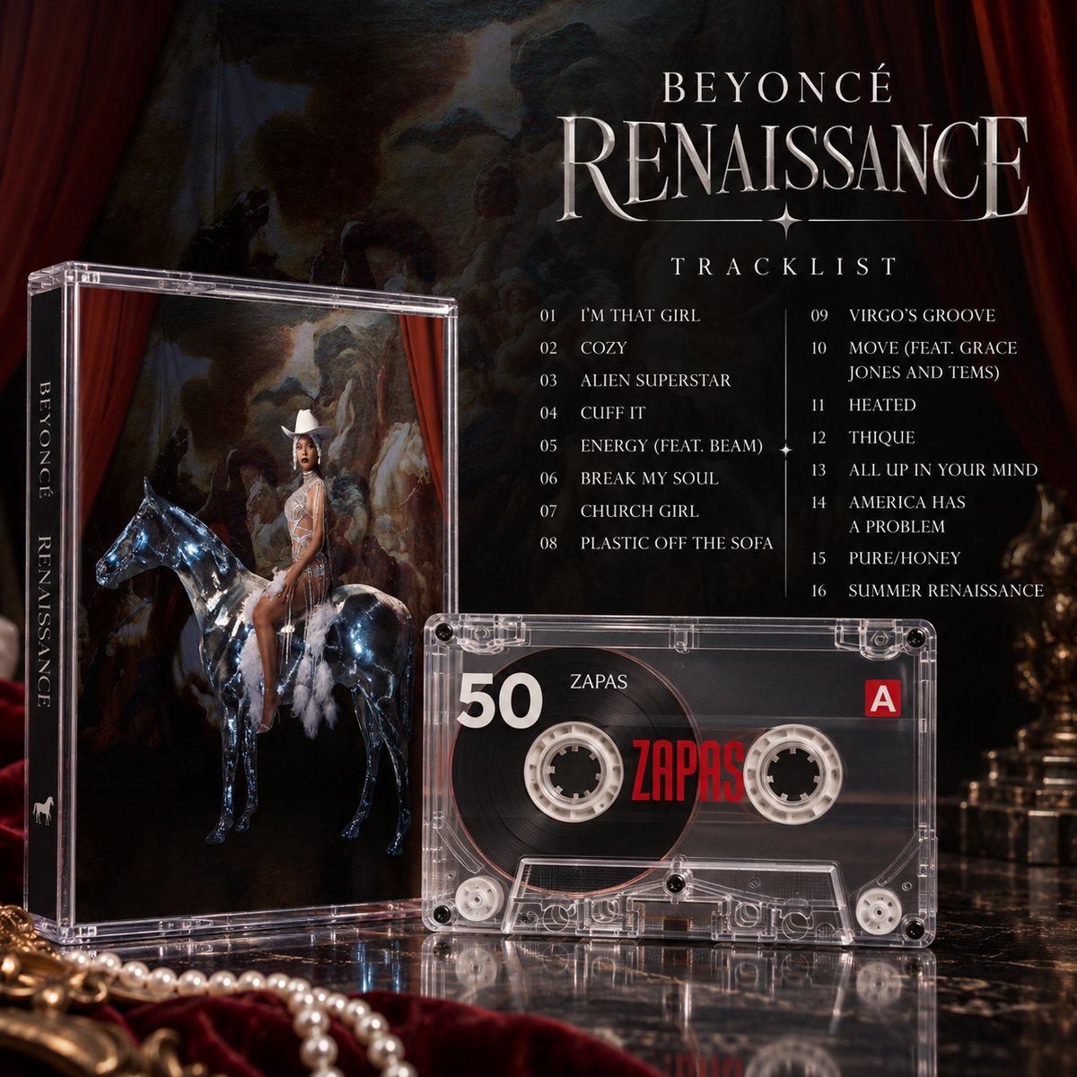 Beyonce Retro Cassettes Collection | Renaissance & Iconic R&B Album Set