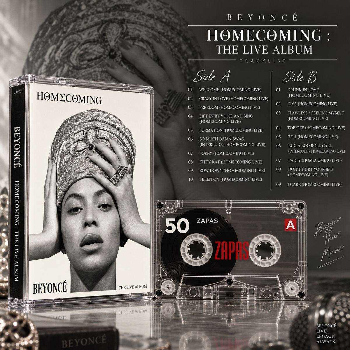 Beyonce Vintage Tapes | The Era-Defining Solo & Live Collection