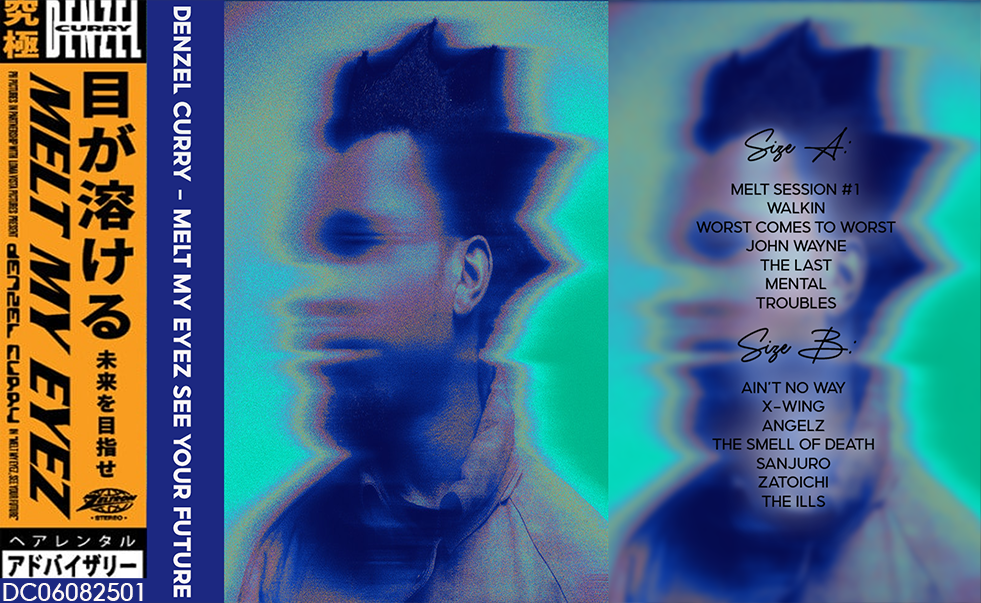 Denzel Curry – Melt My Eyez See Your Future Fanmade Analog Cassette Tape | Hip Hop Album Collectible | Conscious Rap & Jazz Rap Sound | Retro Music Gift