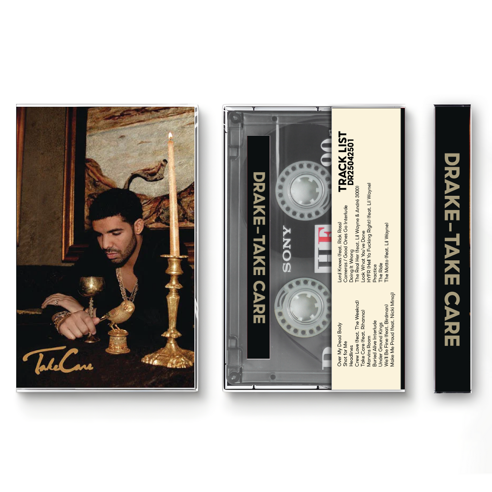 Drake Cassette Tape Collection – 5 Classic Albums | Take Care, Nothing Was The Same, Views, Scorpion, IYRTITL