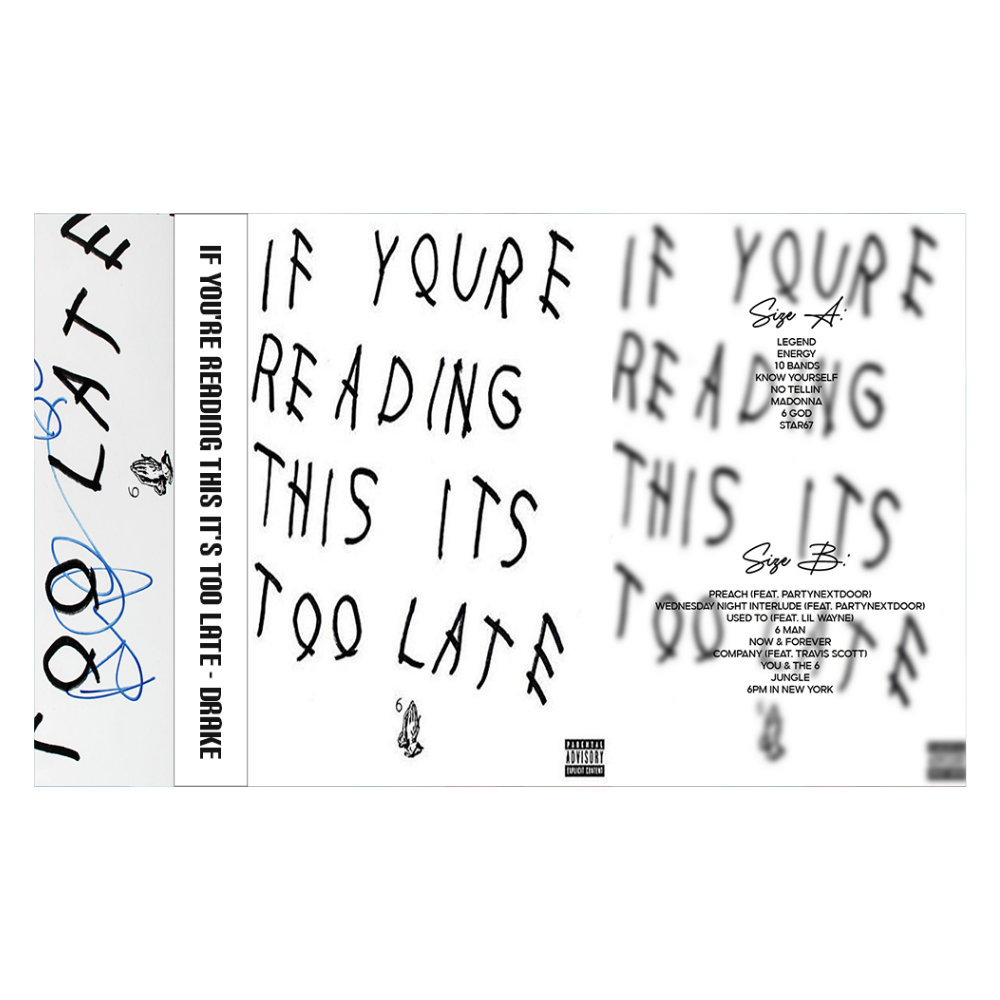 Drake Cassette Tape Collection – 5 Classic Albums | Take Care, Nothing Was The Same, Views, Scorpion, IYRTITL