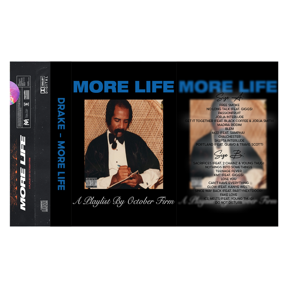 Drake Cassette Tape Collection – 5 Album Hip Hop Tape Collection