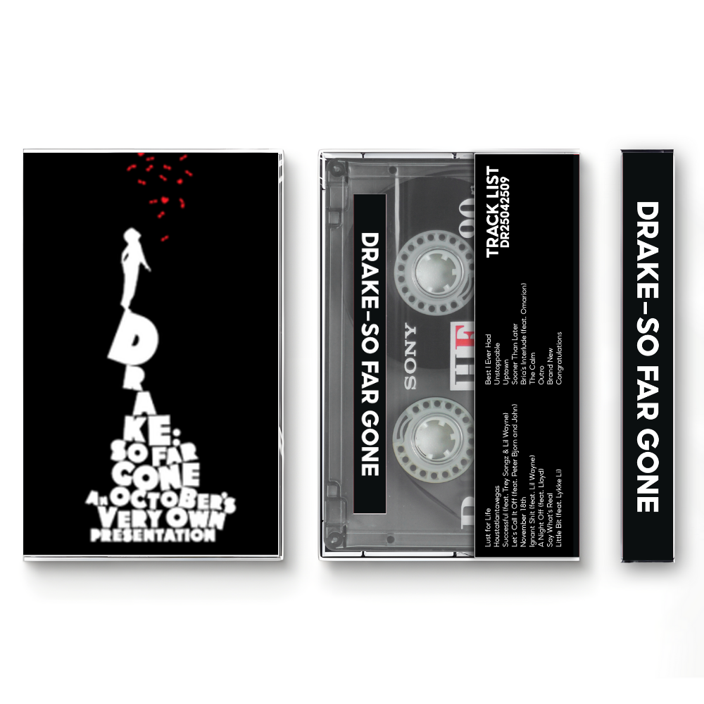 Drake Cassette Tape Collection – 5 Album Hip Hop Tape Collection