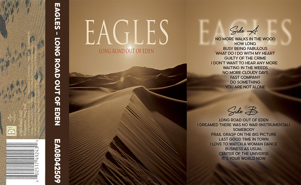 Eagles – Long Road Out of Eden | Classic Rock Analog Cassette | Retro Music Collectible