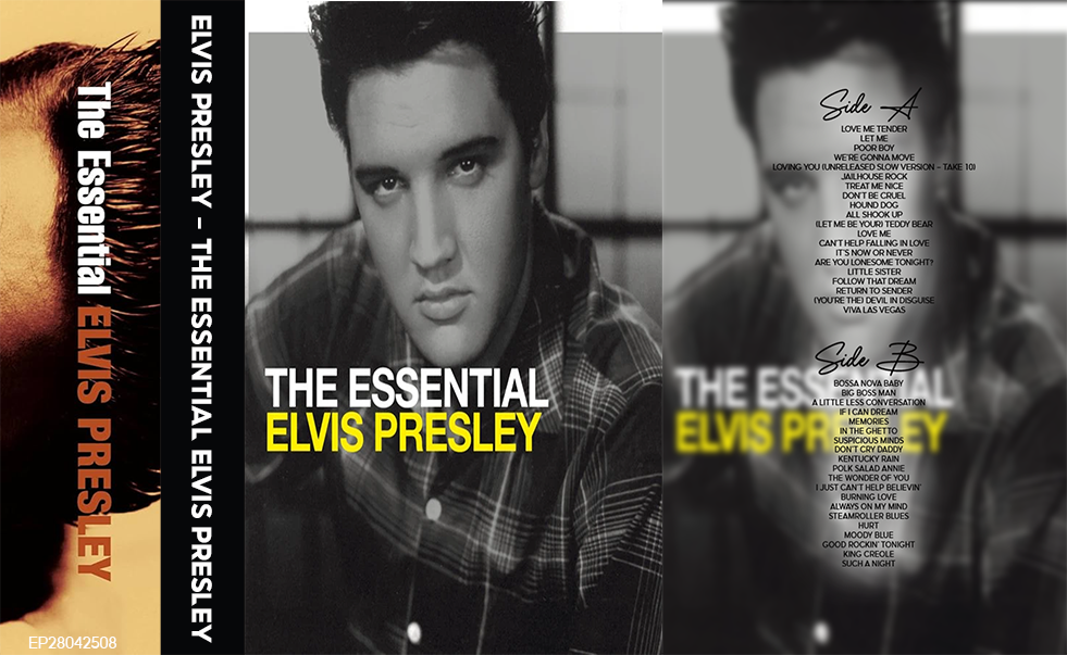 Elvis Presley – The Essential Elvis Presley Fanmade Cassette Tape | Rock & Roll / Pop / Rockabilly Analog Cassette | Retro Vintage Cassette Collector Edition