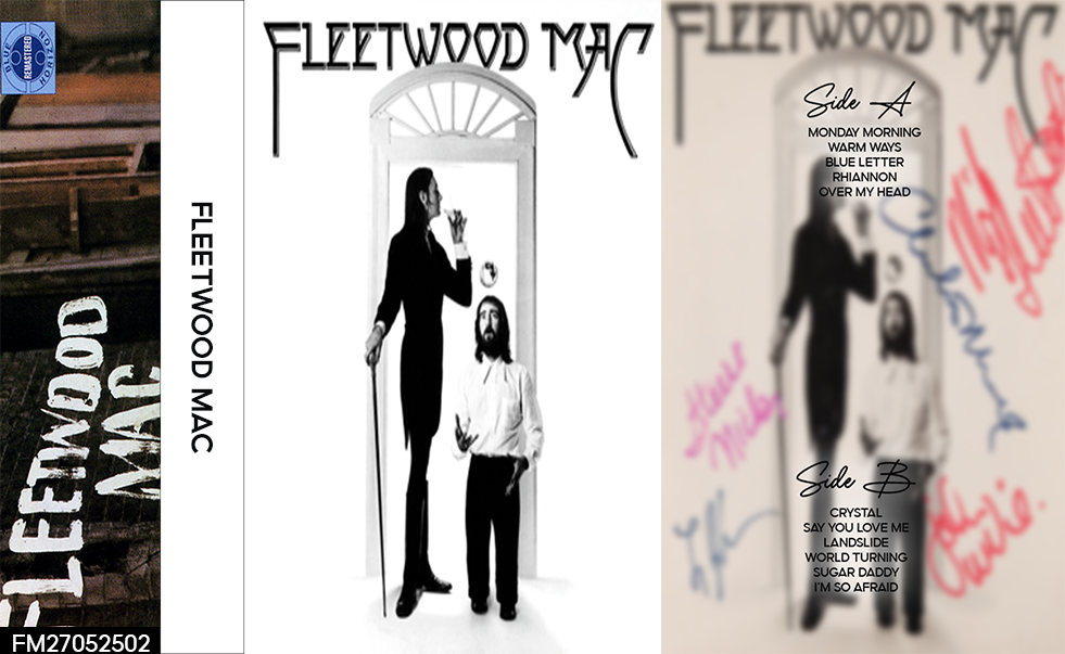 Fleetwood Mac – Fleetwood Mac (1975) Fanmade Analog Cassette Tape | Classic Rock Album | Retro Cassette Collectible