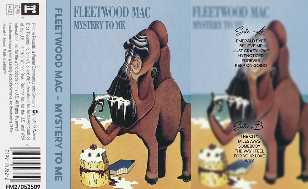Fleetwood Mac – Mystery to Me Fanmade Analog Cassette Tape | 1973 Classic Rock Album | Retro Cassette Collectible
