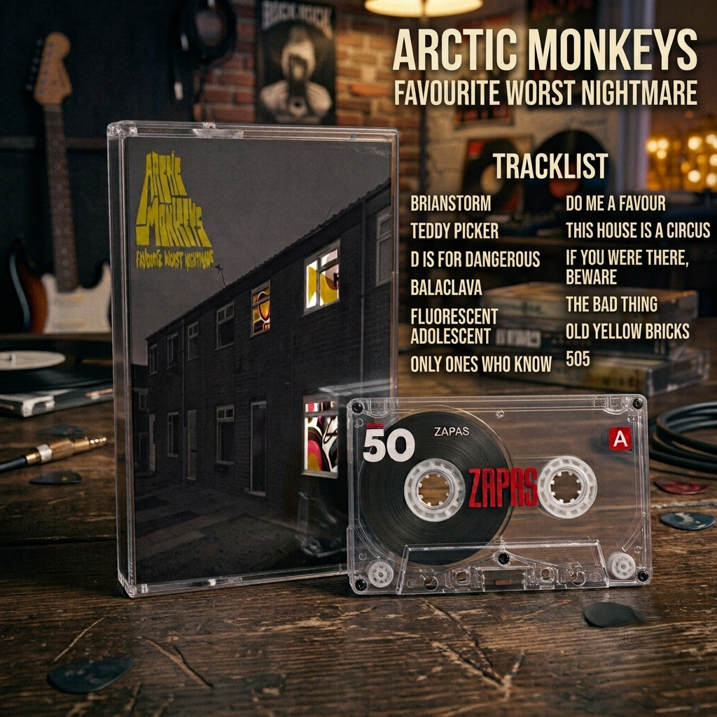Arctic Monkeys Retro Cassette Tapes | Iconic Indie Rock Album Set