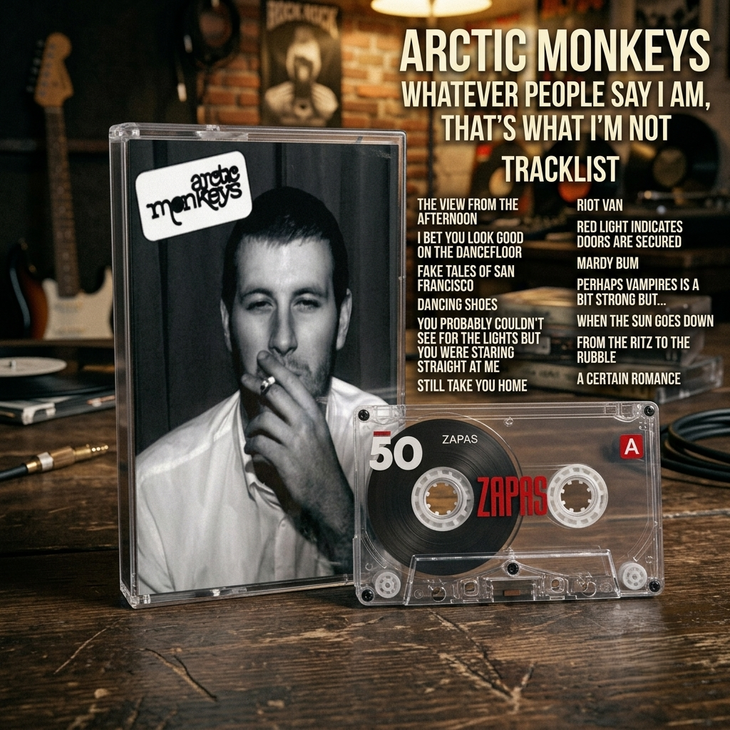 Arctic Monkeys Retro Cassette Tapes | Iconic Indie Rock Album Set