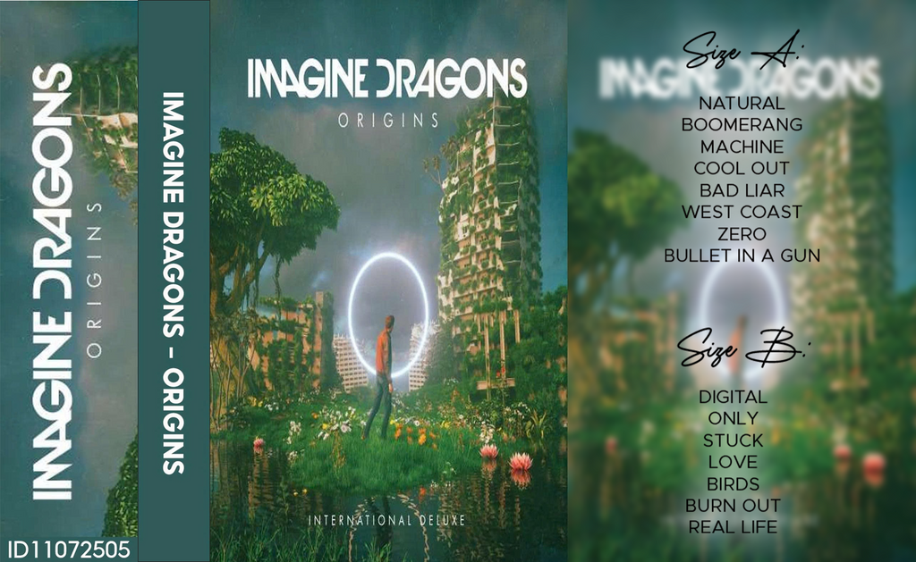 Imagine Dragons – Origins Fanmade Analog Cassette Tape | Alternative Pop Rock Collectible