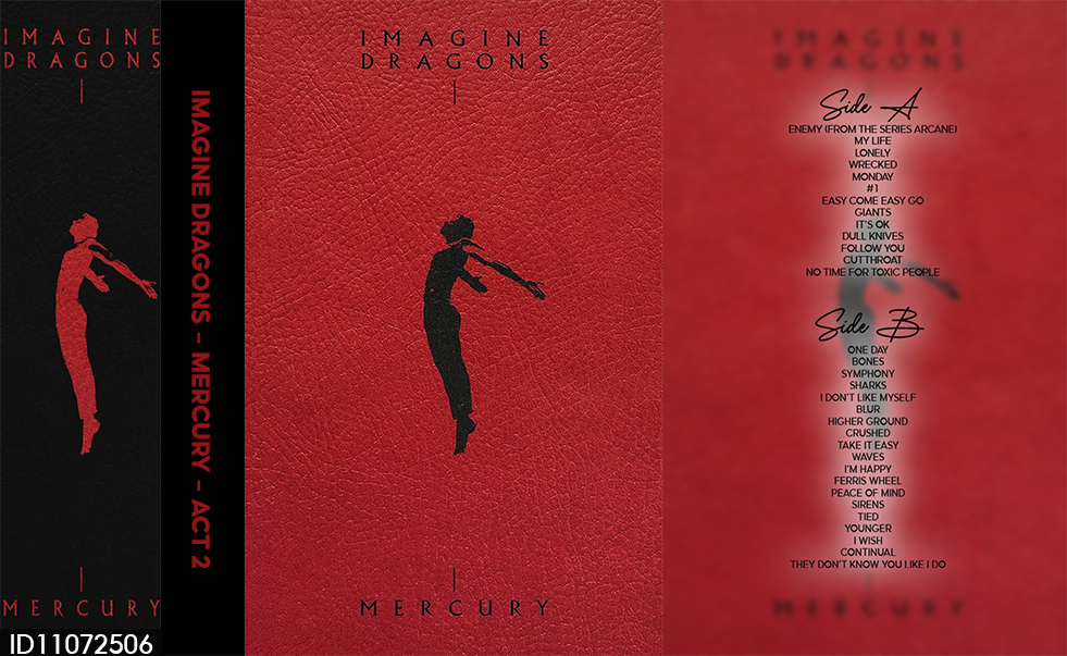 Imagine Dragons – Mercury – Act 2 Fanmade Analog Cassette Tape | Alternative Pop Rock Collectible | Modern Rock Album | Retro Music Gift