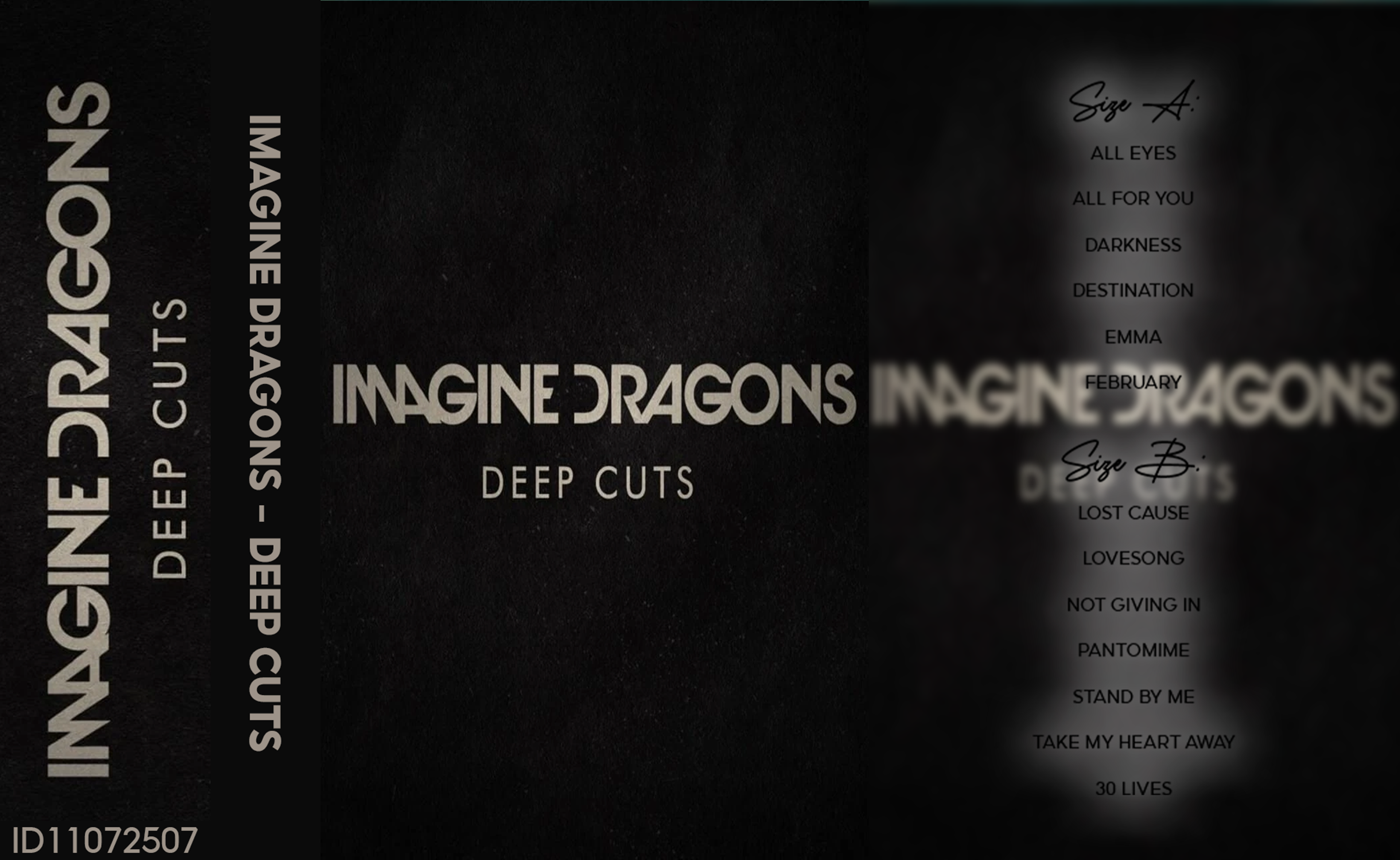Imagine Dragons – Deep Cuts Fanmade Analog Cassette Tape | Alternative Pop Rock Collectible | Rare Tracks Collection | Retro Music Gift