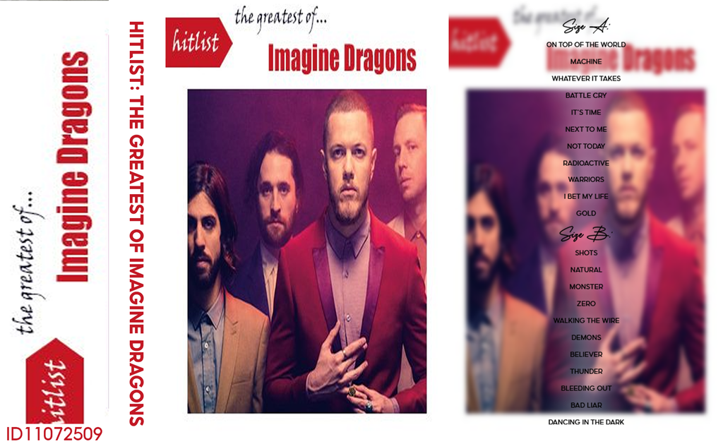 Imagine Dragons – The Greatest Hits Fanmade Analog Cassette Tape | Alternative Pop Rock Collectible | Best Hits Compilation | Retro Music Gift