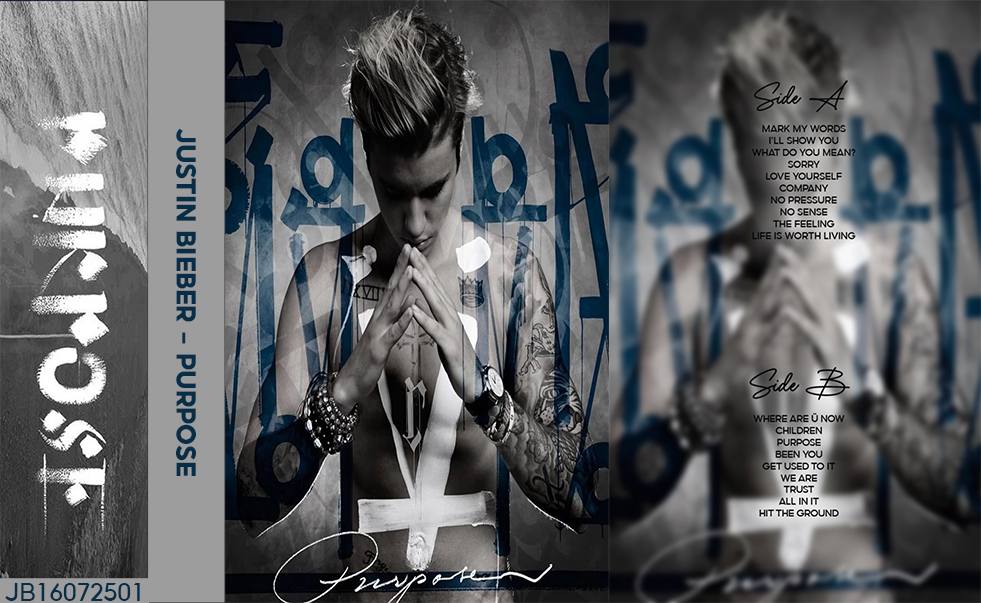 Justin Bieber – Purpose Fanmade Analog Cassette Tape | Pop R&B Album Collectible | Modern Pop Classic | Retro Music Gift