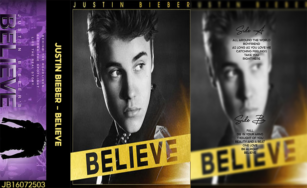 Justin Bieber – Believe Fanmade Analog Cassette Tape | Pop R&B Album Collectible | Modern Pop Classic | Retro Music Gift