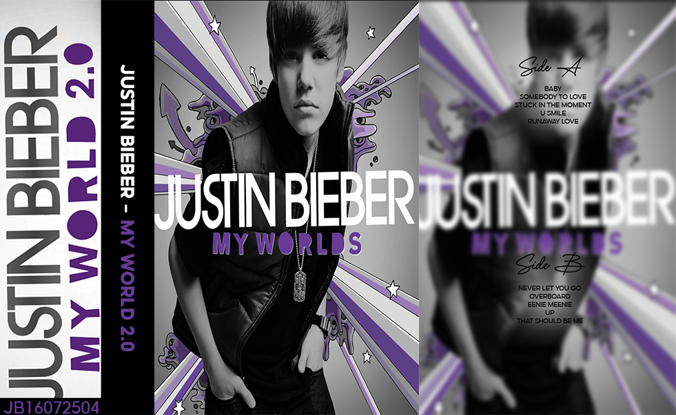 Justin Bieber – My World 2.0 Fanmade Analog Cassette Tape | Pop R&B Album Collectible | Teen Pop Classic | Retro Music Gift