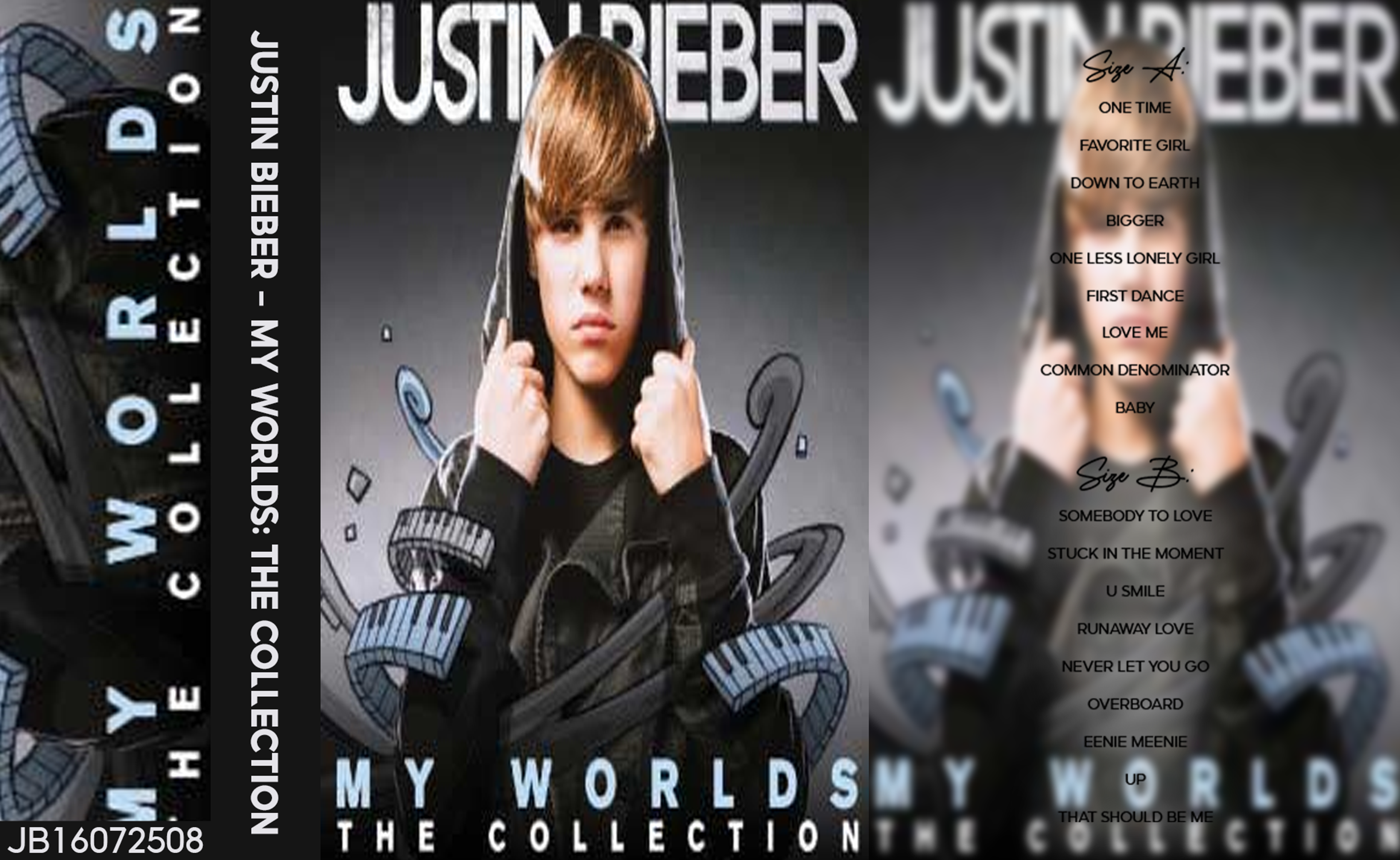 Justin Bieber – My Worlds: The Collection Fanmade Analog Cassette Tape | Pop R&B Compilation Collectible | Deluxe Edition | Retro Music Gift