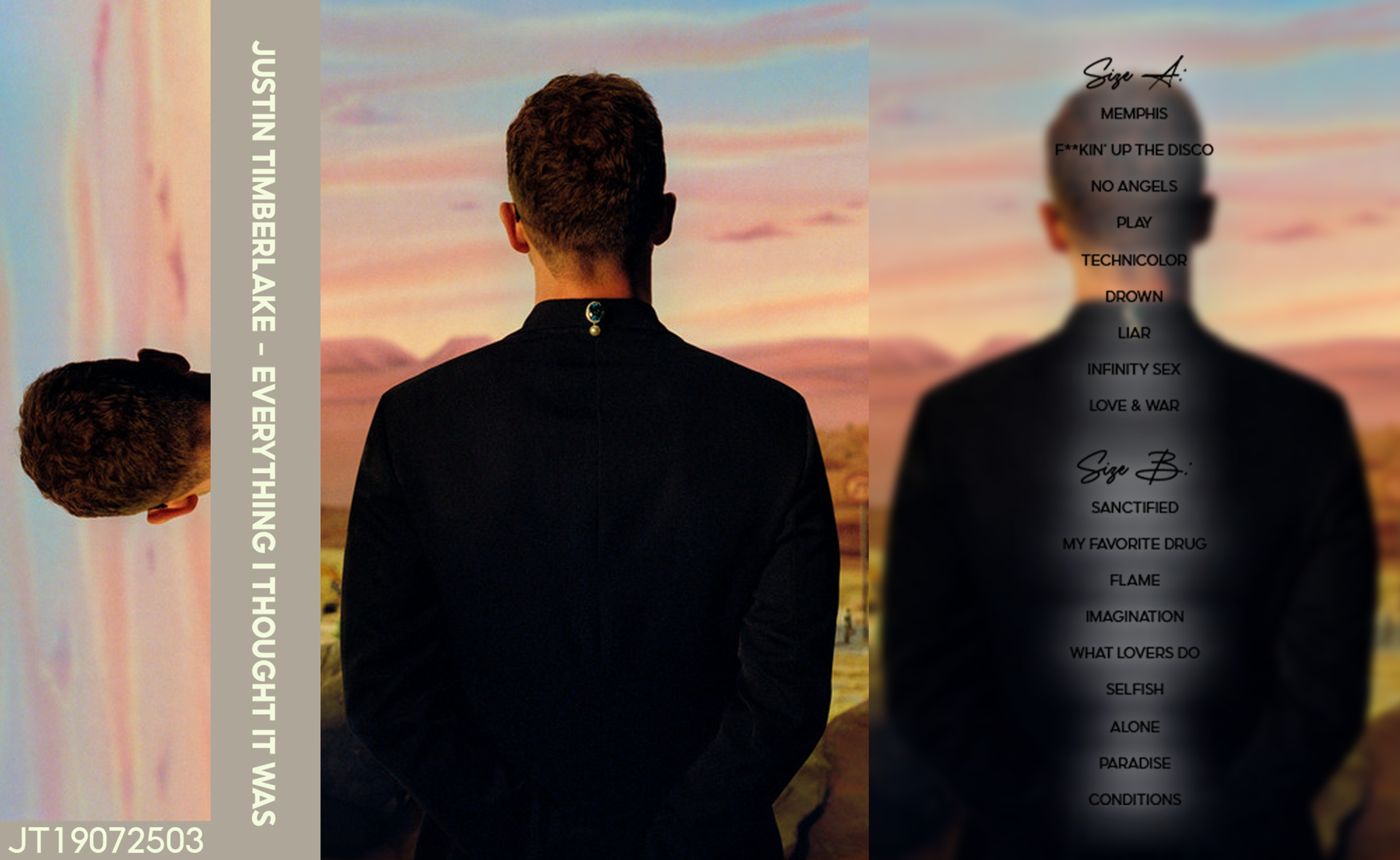 Justin Timberlake – Everything I Thought It Was Fanmade Analog Cassette Tape | Pop R&B Album Collectible | Modern Pop Release | Retro Music Gift