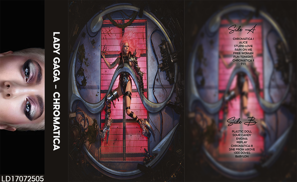 Lady Gaga – Chromatica Fanmade Analog Cassette Tape | Pop Dance Album Collectible | Electronic Pop Release | Retro Music Gift