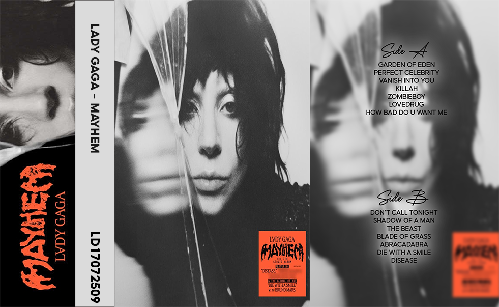 Lady Gaga – Joanne Fanmade Analog Cassette Tape | Pop Country Album Collectible | Soft Rock Release | Retro Music Gift