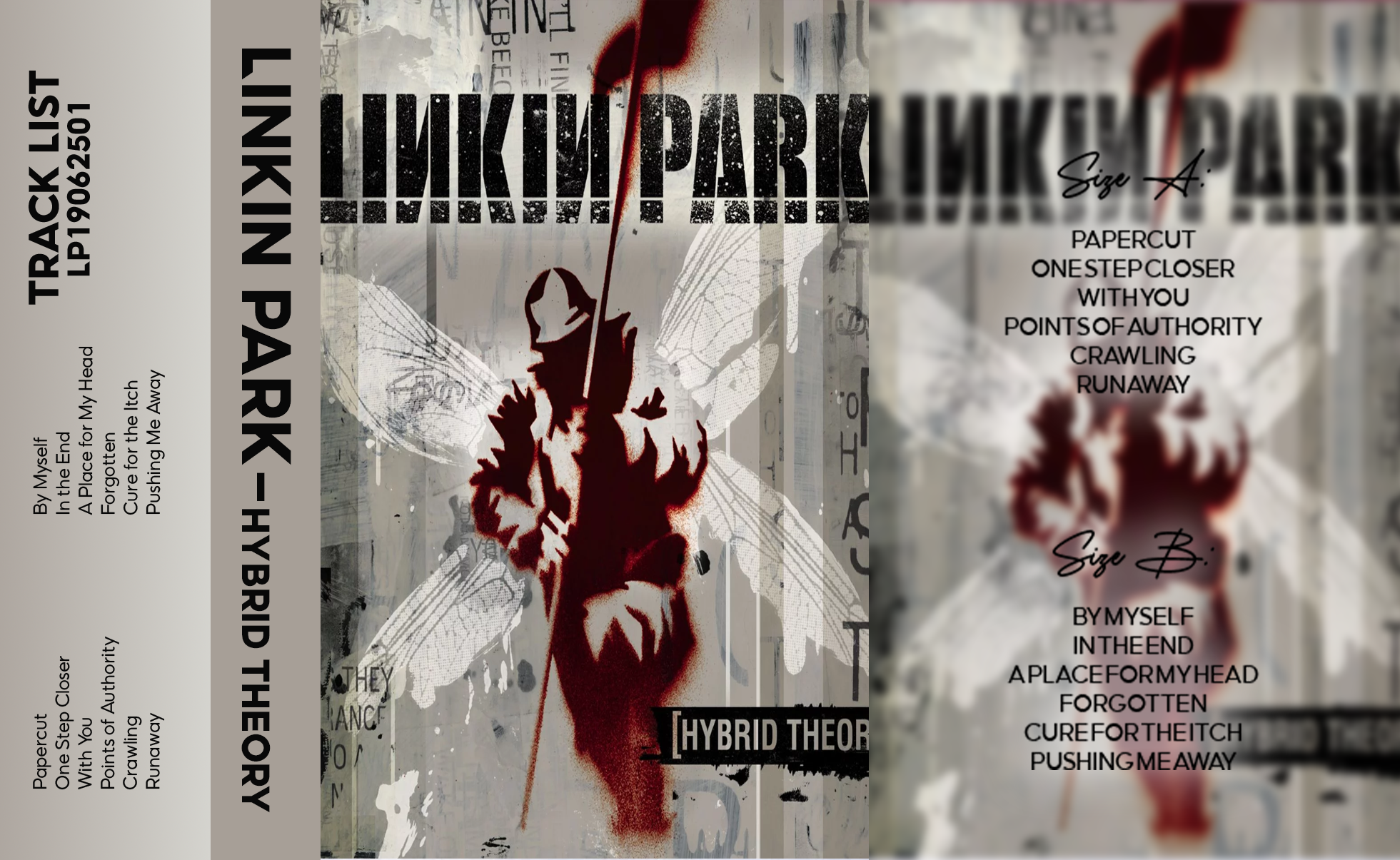 Linkin Park – Hybrid Theory Fanmade Analog Cassette Tape| Nu Metal Alternative Rock 2000s Collectible