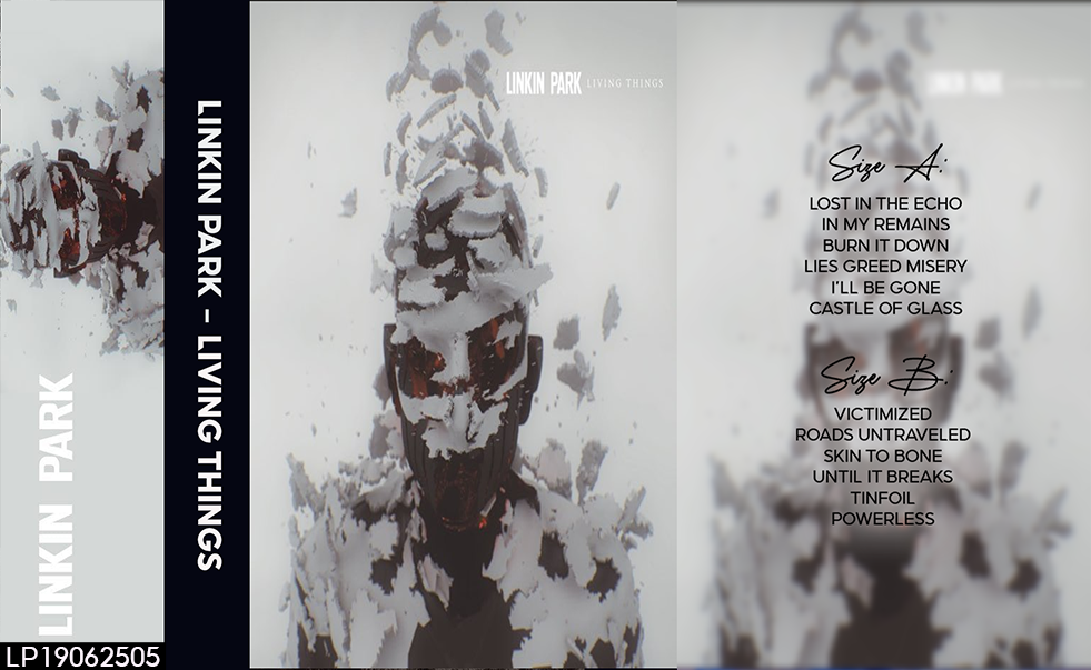Linkin Park – Living Things Fanmade Analog Cassette Tape| Alternative Electronic Rock Collectible